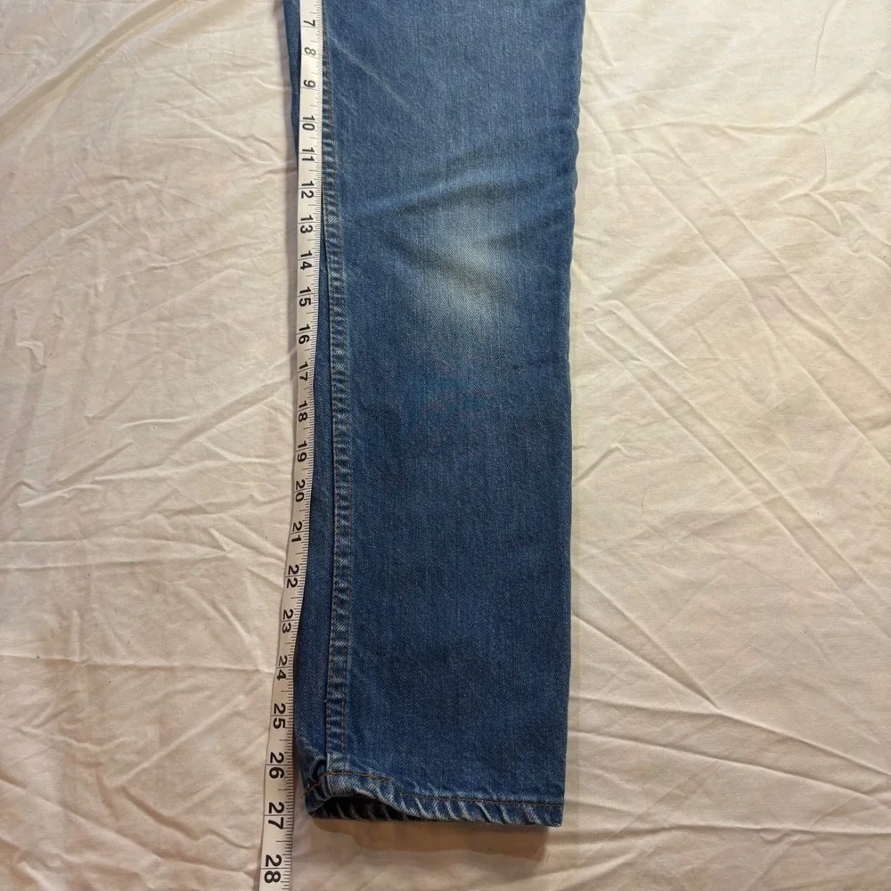 Levi Strauss Kids‎ Blue Denim Jeans Tapered Leg Classic Vintage Orange Tab Sz 12
